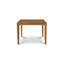 Del Ray 39-inch Square Teak Outdoor Dining Table With Umbrella Hole