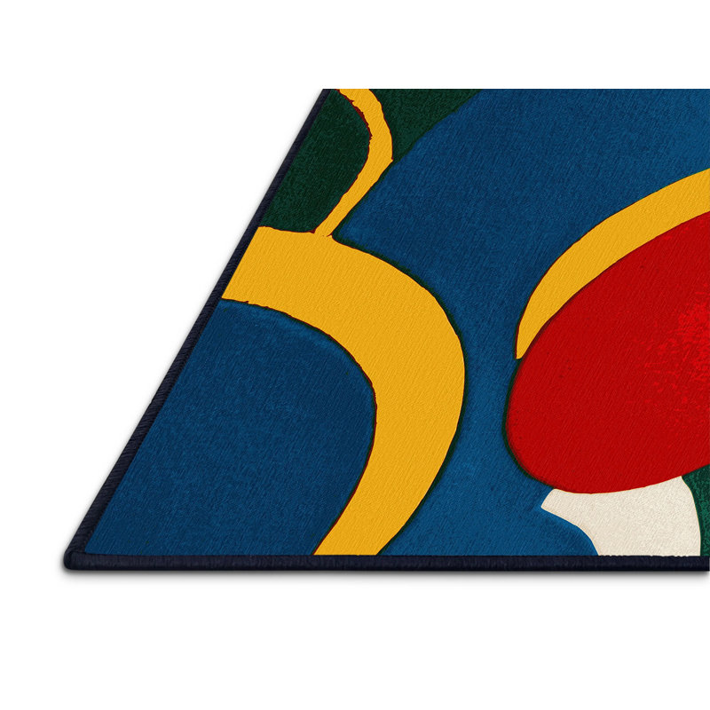 Tapis rétro Horizon, Carré 5 pi