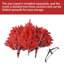 Arbre de Noël rouge - Arbre en PVC rouge pur avec 456 pointes-1971410088