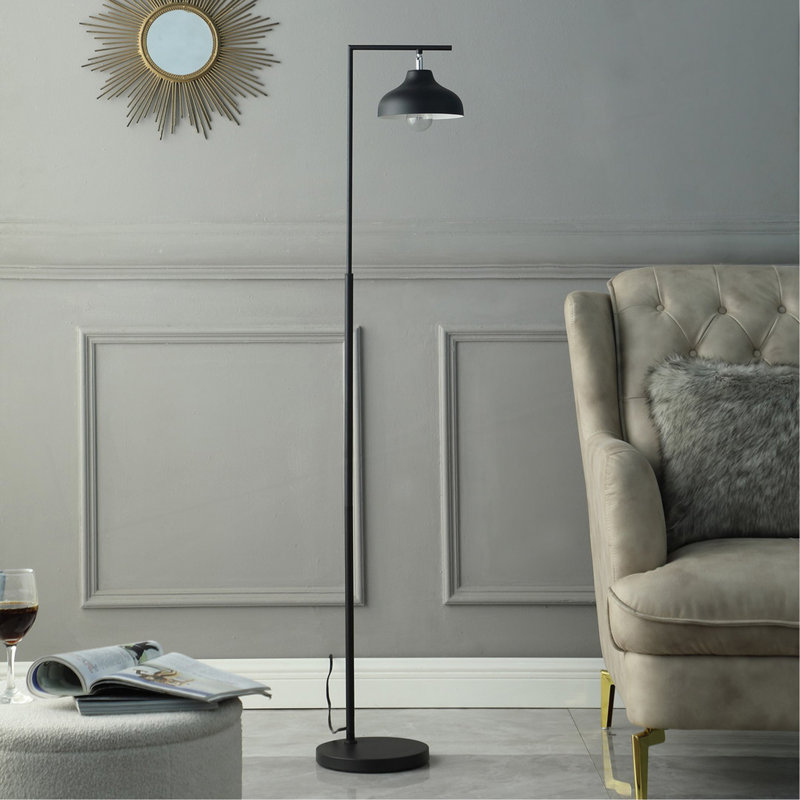 Lampe sur pied de style campagnard en métal 63,25 po