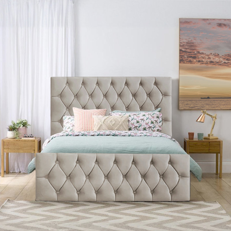 Daughtry Upholstered Ottoman Storage Bed, Single (3'), Coffee
