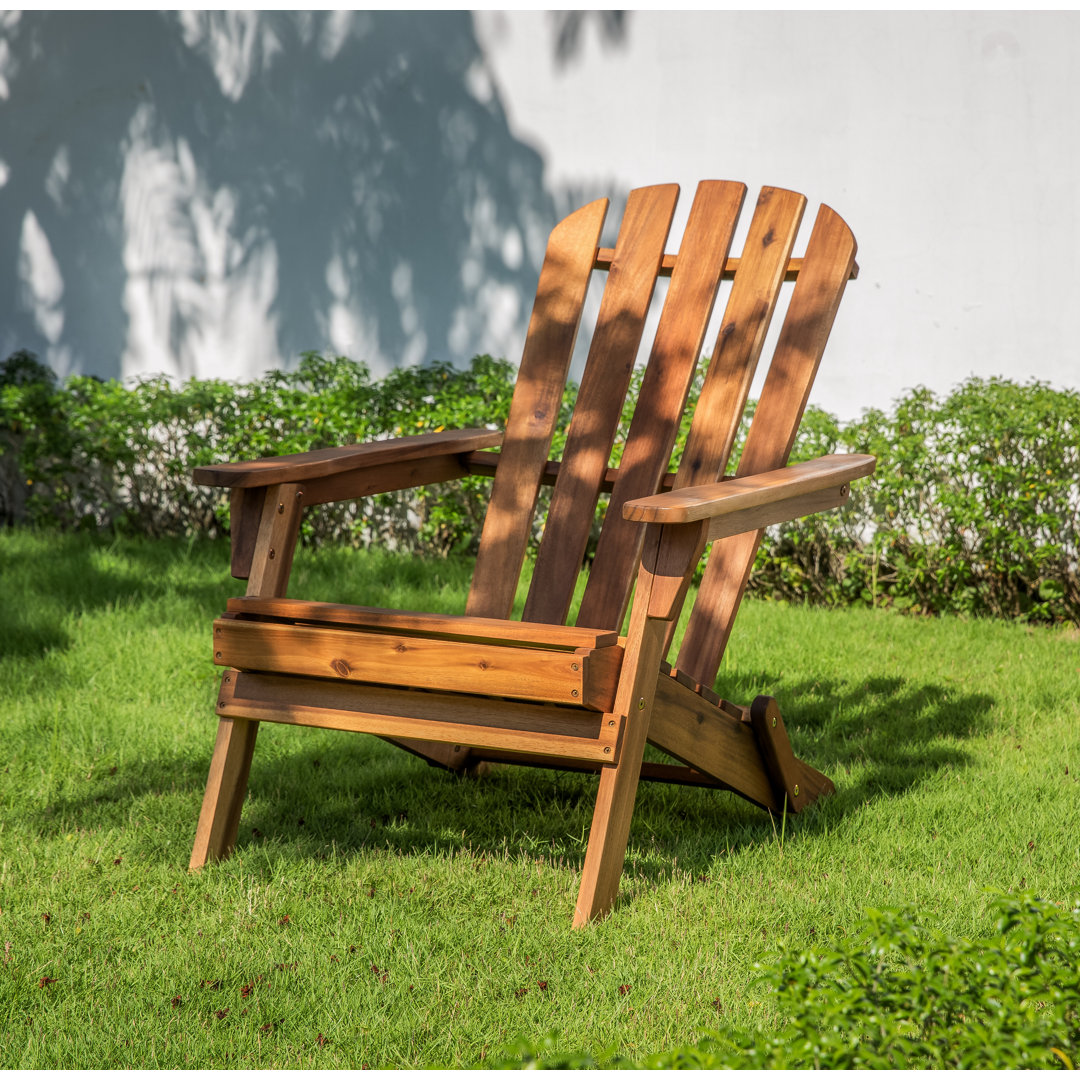 Selph Solid Wood Adirondack Chair Highland Dunes