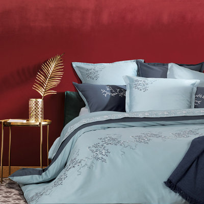 Rosalind Wheeler Adain Cotton Floral Duvet Cover