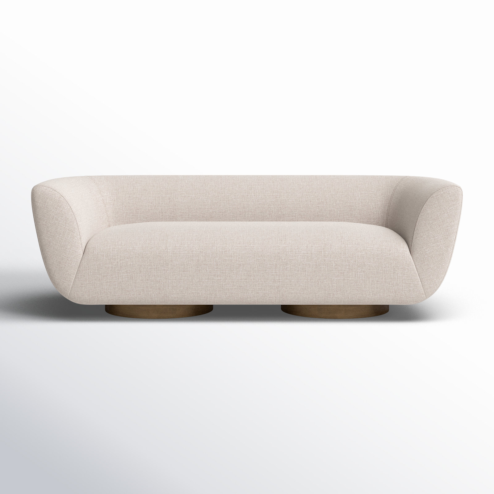 Holloman 87'' Upholstered Sofa, Gibson Taupe 97% Polyester/3% Acrylic
