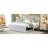 Twin Size Upholstered L-Shaped Upholstered Daybed With Pop Up Trundle, Beige-1558413693