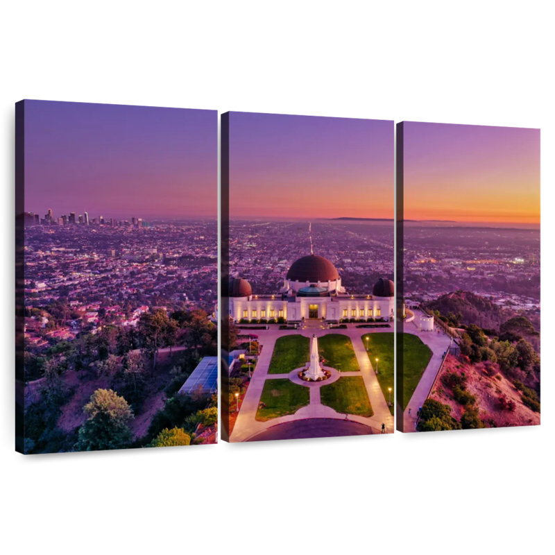 Sireci Griffith Observatory, 32" H x 50" W