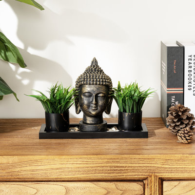 Lawenda Buddha Sculpture Home Decor Decorative Objects