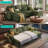 Sherry 106“  Upholstered Modular U-Shape Modular Sectional with Storage, Charging & Cup Holders-126733096-120621033