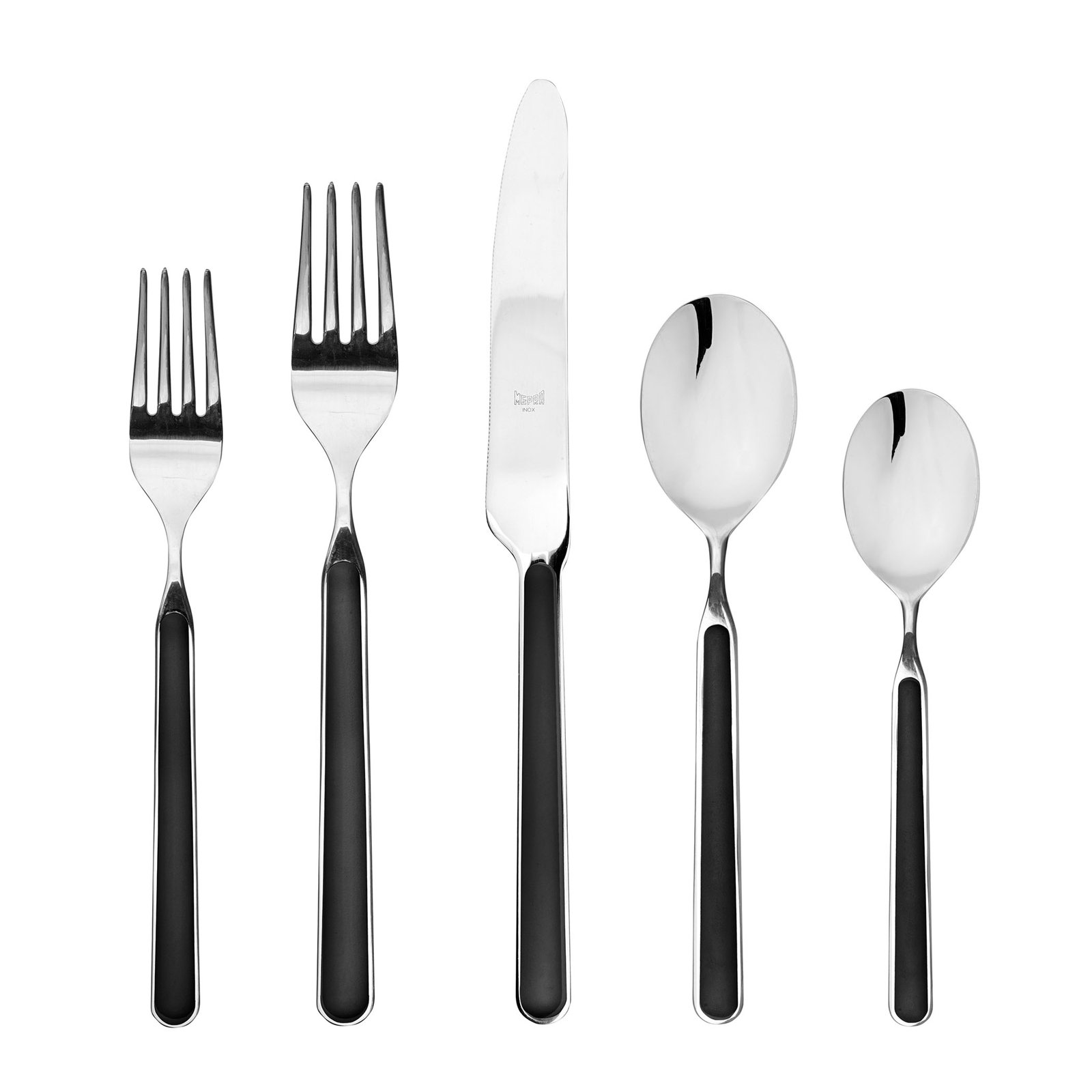 Fantasia Flatware Set - Service for 4, Black
