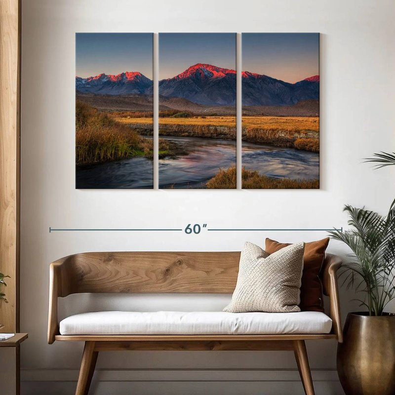 Alvord Daybreak At Sierra Nevada, 32" H x 50" W