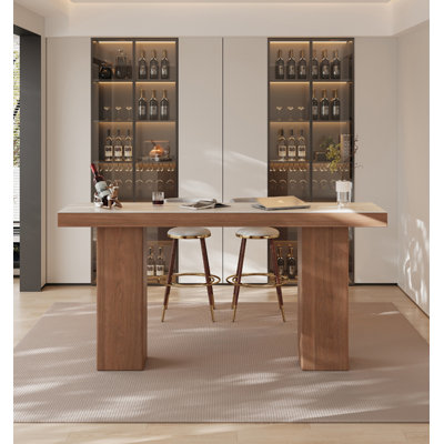 Table de bar style français en pierre