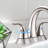 Centerset 2-handle Bathroom Faucet with Drain Assembly-55287430