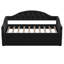 Lit de jour simple rembourré capitonné avec couchette, canapé-lit en velours avec ports USB et ports de charge de type C, aucun sommier nécessaire-2056648987
