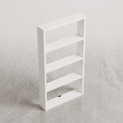 Solid Wood Vertical Display Shelf