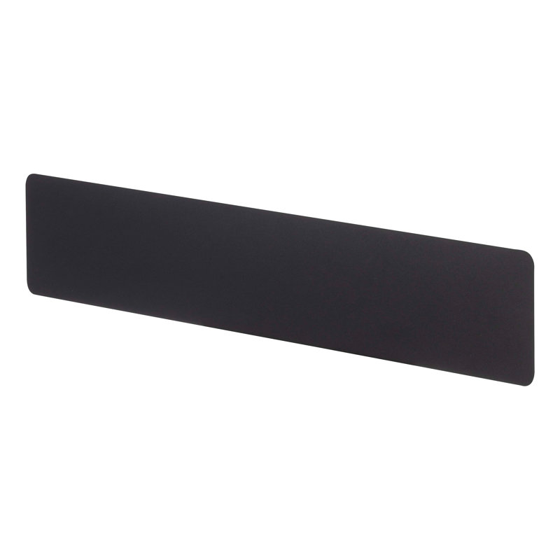 Black Steel Wall-Mounted Magnetic Organizer with Key Hooks