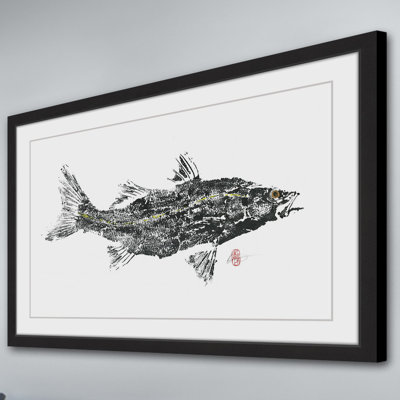 « old snook », reproduction d’art encadrée