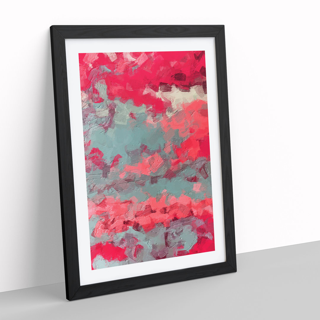 Reach of the Fog Abstract - Picture Frame Painting