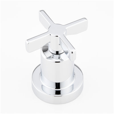 Vassor 4-Hole Roman Tub Faucet and Hand Shower with Rough-In Valve - Chrome