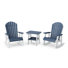 Ensemble de chaises berçantes 3 pièces avec table d'appoint Heritage Adirondack Heritage