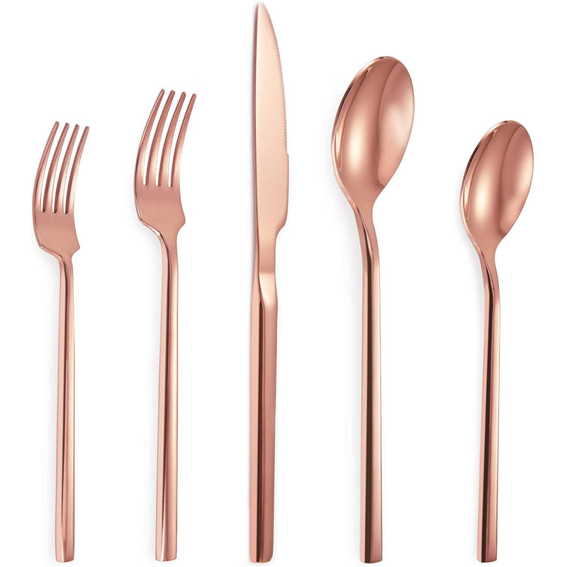 Ensemble de couverts 20 pièces Billiter, service pour 4, Or rose