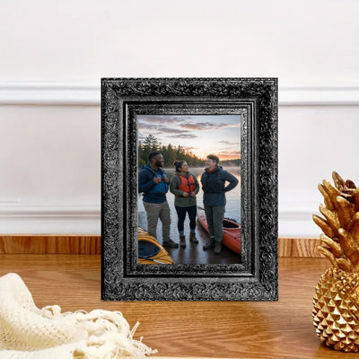 Cadre photo noir sophistiqué 1PC pour photos et cadeaux de 8 po x 10 po