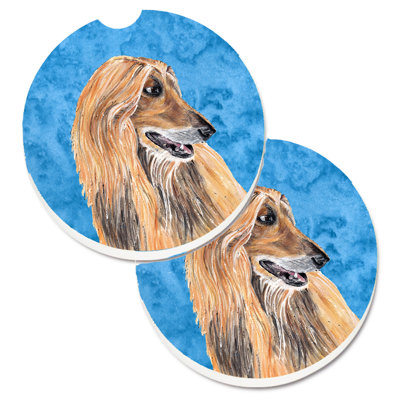 Sous-verre barbu collie voiture