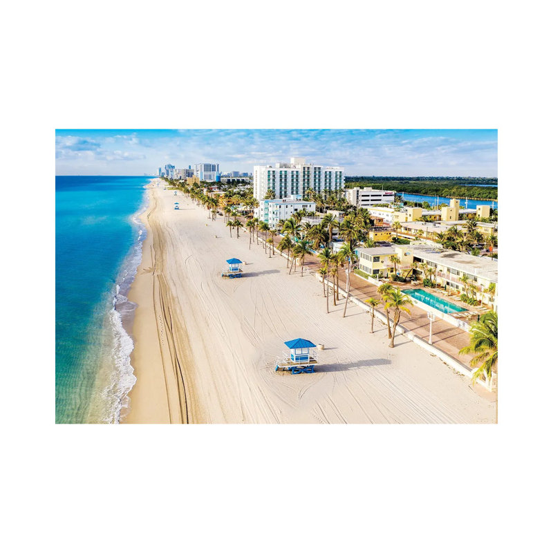 Beautiful Beach Morning by Susanne Kremer - Wrapped Canvas Gallery-Wrapped Canvas Giclée, 20.32 cm H x 30.48 cm W