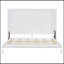 Grand lit escamotable mural, blanc