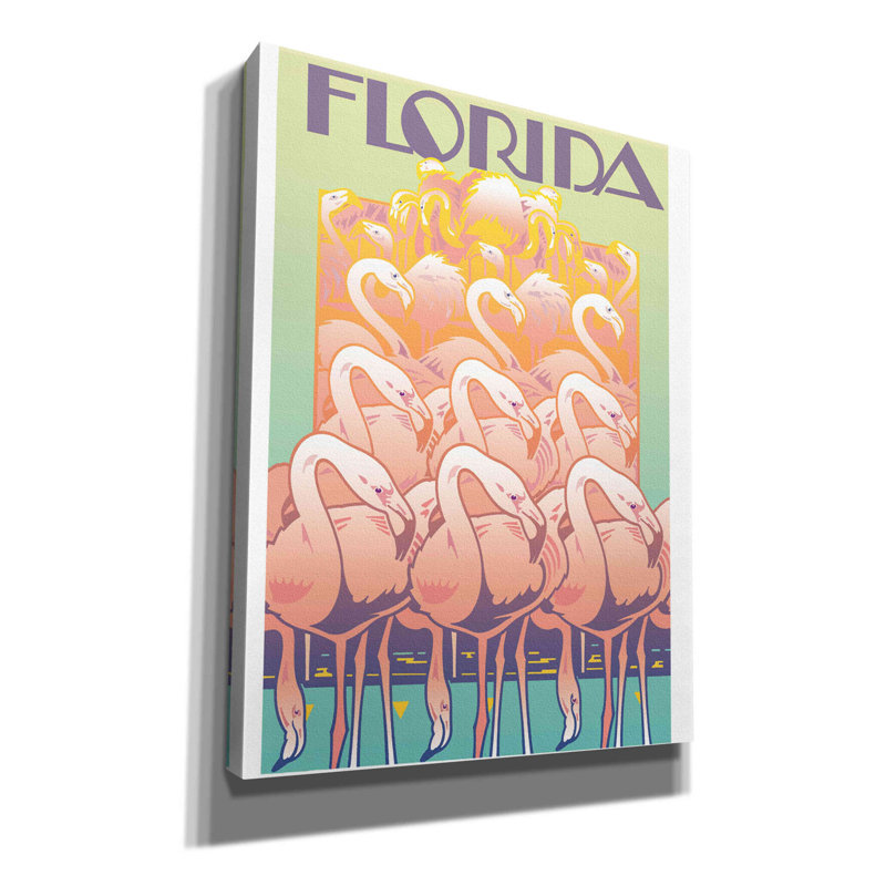 «Epic Graffiti 'Florida» par David Chestnutt, impression giclée sur toile par David Chestnutt, H 34 po x l 26 po x P 1,5 po