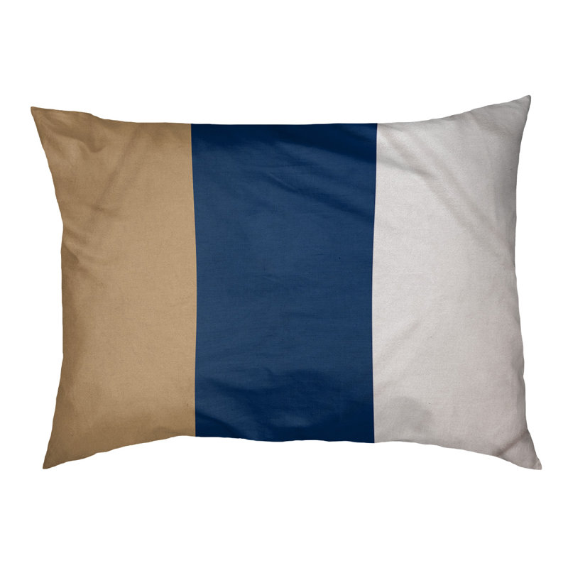 Coussin Arizona, Moyen (l 28 po x P 18 po x H 9,5 po), Or Kasota des Twins de Minnesota / bleu marine / b