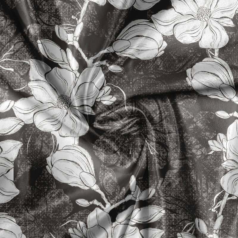 Coatney Polyester Semi Sheer Curtain Pair