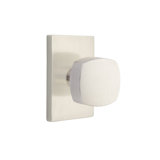 Double Dummy Freestone Knob with Modern Rectangular Rose