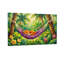 Animals Fox Sleeping In Hammock Tropical Garden-1072276359