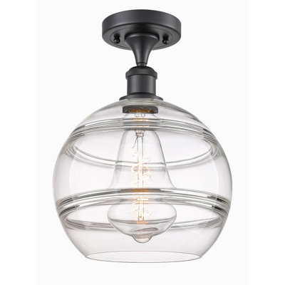 Plafonnier semi-encastré 1 lumière Ballston - Adrieanna
