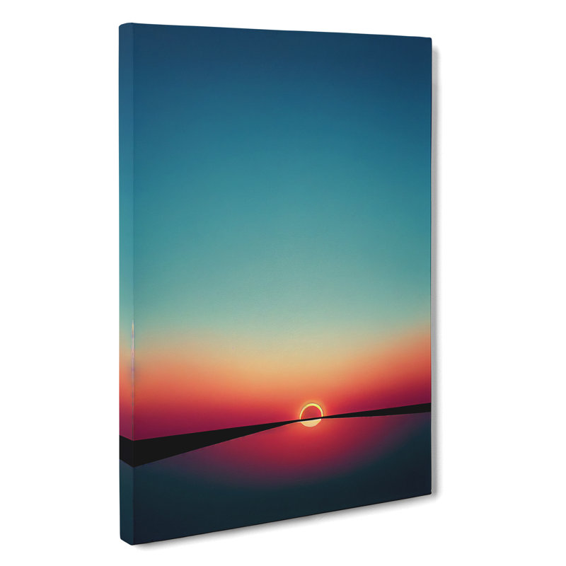 Mind Blowing Sunset - Wrapped Canvas Print, 50cm H x 35cm W x 3cm D