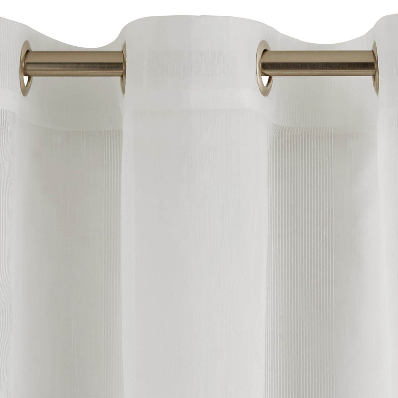 Hedges Sheer Single Curtain Panel, 350 W x 300 D cm