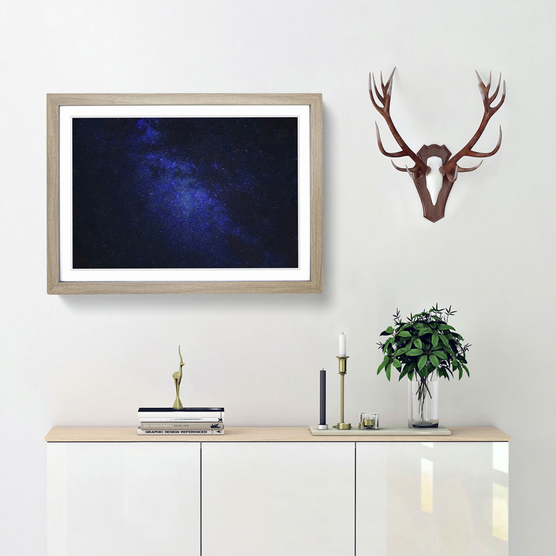 Universe Vol.36 in Abstract - Picture Frame Graphic Art Print, Oak Framed, 27cm H x 36cm W x 2cm D