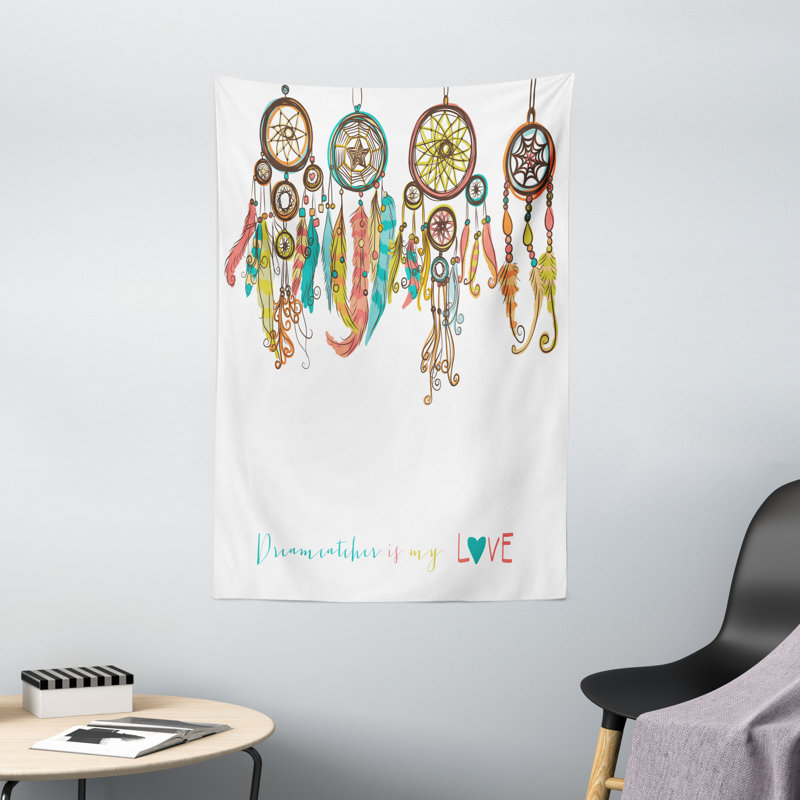 Tapisserie préhistorique en polyester, H 60 po x l 40 po
