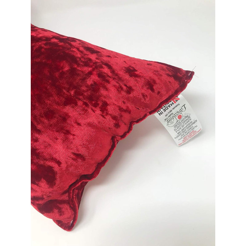 Lydd Bolster Lumbar Cushion, Ruby