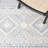 Kyndall Southwestern Handmade Tufted Wool Blue/Ivory Area Rug-1655703745