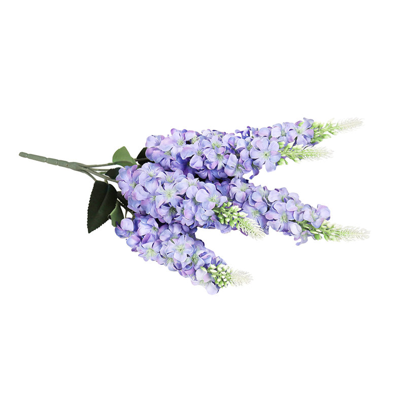 Bouquet de tiges de fleurs artificielles, Pervenche