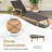 Arshia Outdoor Chaise Lounge with Table-1149600187