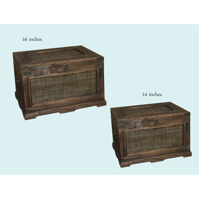 Ensemble de boîtes en bois 2 pièces