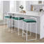 Tabouret de bar et de comptoir empilable Ernestine (ensemble de 3)-1108283078-1108283079