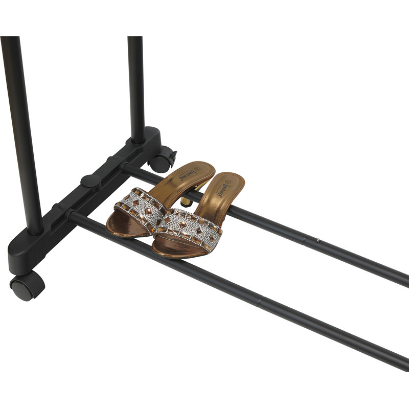 Steel Adjustable Rolling Clothing Rack