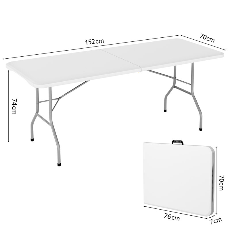 152cm Banquet Table, 73.5cm H x 180cm L x 75cm D 