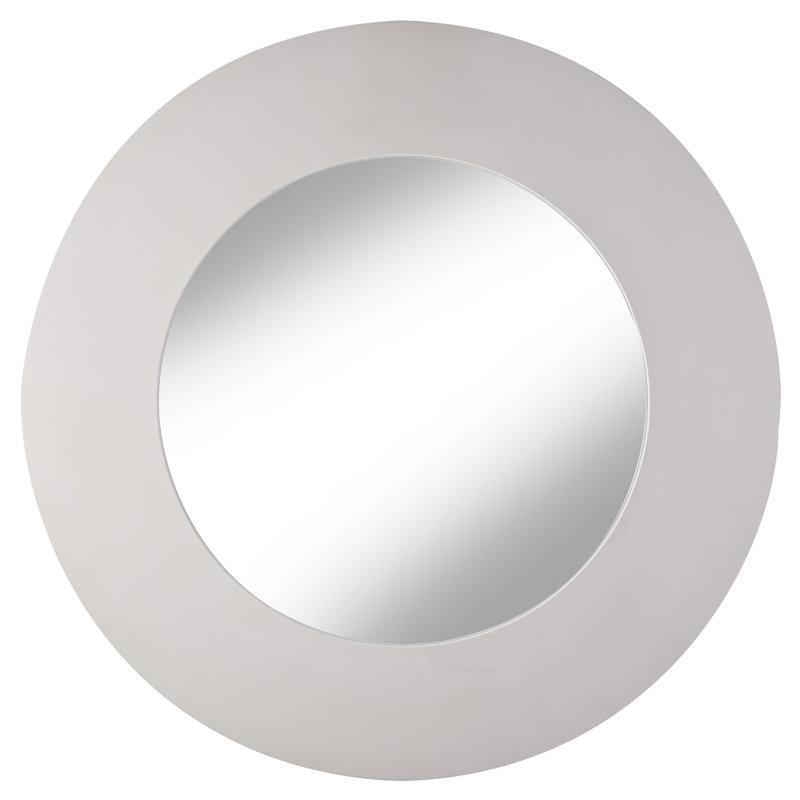 Lala Wood Round Mirror