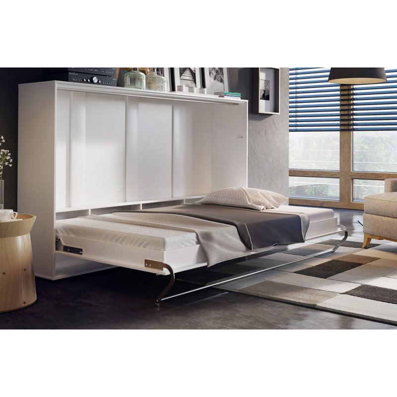 Terrones Bed, White Matt, Small Double (4')