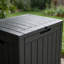Coffre de rangement extérieur en résine 30 gallons, coffre de rangement extérieur-127375017