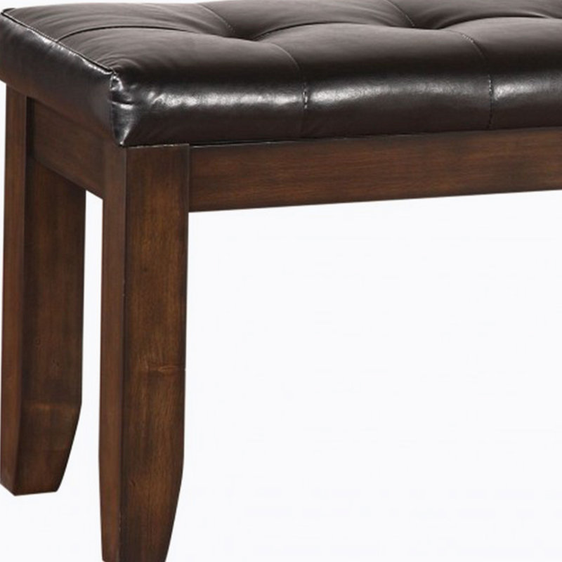 Banc rembourré Boulus, Espresso